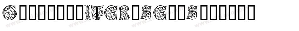 GalliardITCRmSCapS字体转换