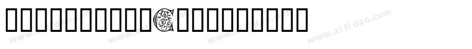 WoodcuttedCaps字体转换