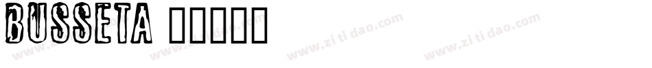 BUSSETA字体转换