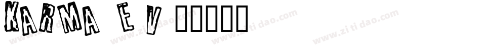 Karma-1e5v字体转换