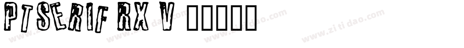 PtSerif-RX5V字体转换