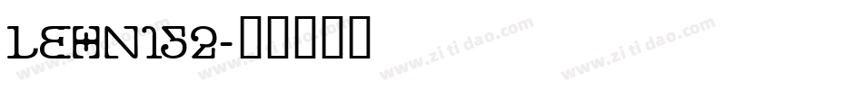 LEHN152字体转换