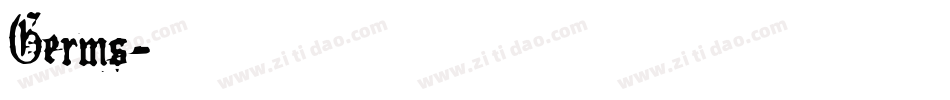 Germs字体转换