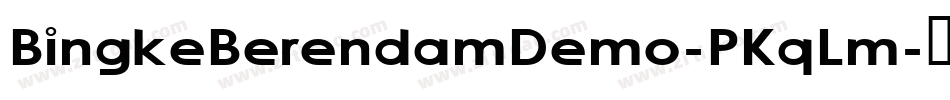BingkeBerendamDemo-PKqLm字体转换