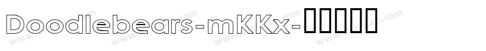 Doodlebears-mKKx字体转换