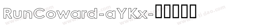 RunCoward-aYKx字体转换