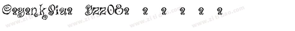 CayankQiu-Yzz08字体转换