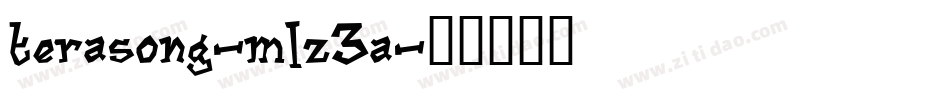 Terasong-mLZ3a字体转换