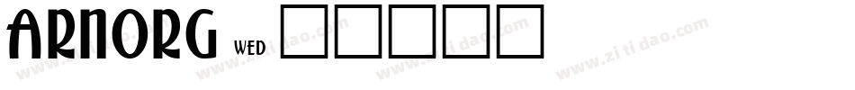 ARNORG字体转换