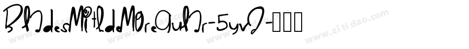 BladesmithDemoRegular-5Yvj字体转换 BladesmithDemoRegular-5Yvj字体转换
