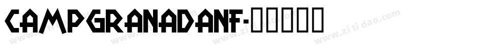 Campgranadanf字体转换