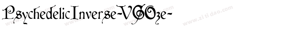 PsychedelicInverse-VGOze字体转换