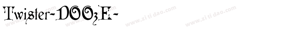 Twister-DOOzE字体转换