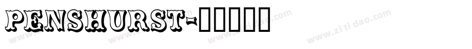 Penshurst字体转换