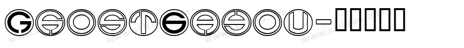 GhostBayou字体转换