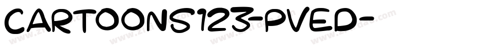 Cartoons123-Pved字体转换