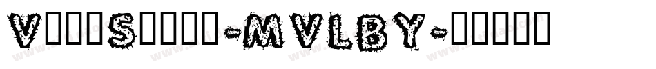 VingSmith-MVLBY字体转换