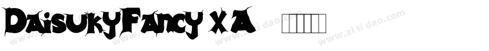 DaisukyFancy-X3A09字体转换