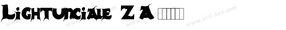 Lightunciale-8Z3A字体转换