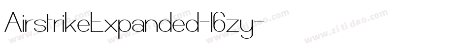 AirstrikeExpanded-l6zy字体转换
