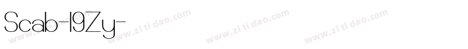 Scab-l9Zy字体转换