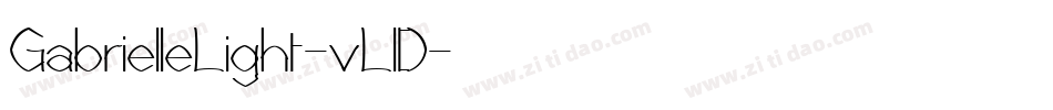 GabrielleLight-vLlD字体转换