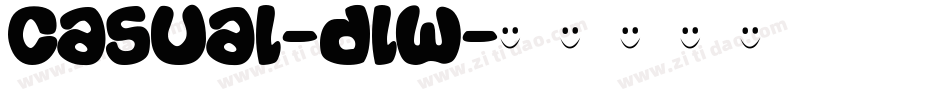 Casual-DLW字体转换