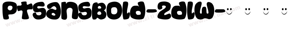 PtSansBold-2DlW字体转换