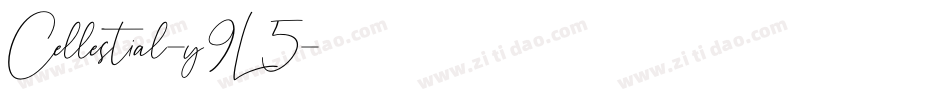 Cellestial-y9L5字体转换