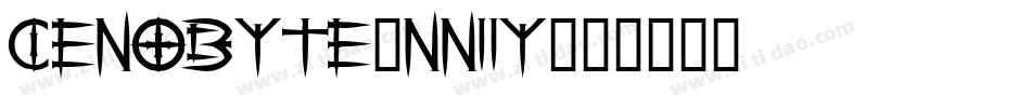 Cenobyte-nn2Y字体转换 Cenobyte-nn2Y字体转换