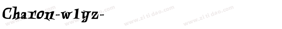 Charon-w1yz字体转换