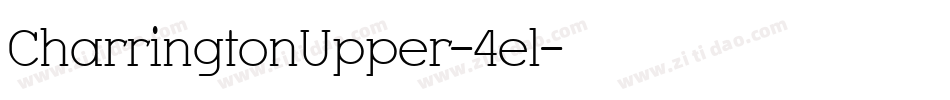 CharringtonUpper-4el字体转换