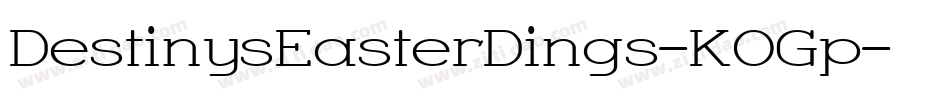 DestinysEasterDings-KOGp字体转换