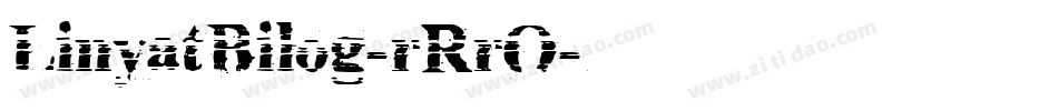 LinyatBilog-rRrO字体转换