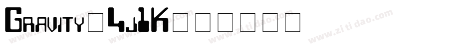 Gravity-4j1K字体转换