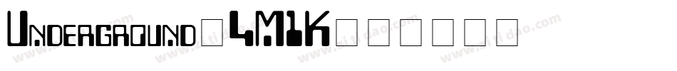 Underground-4M1K字体转换