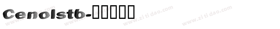 Cenolstb字体转换
