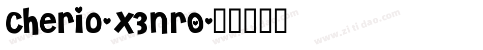Cherio-x3nrO字体转换