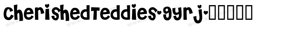 CherishedTeddies-9Yrj字体转换