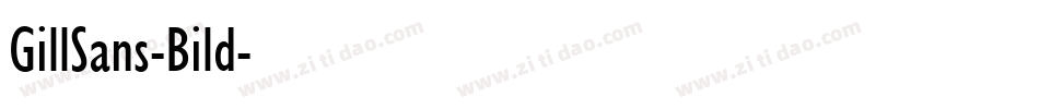 GillSans-Bild字体转换