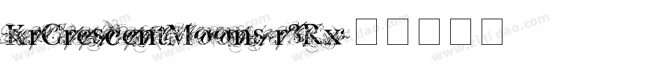 KrCrescentMoons-r3Rx字体转换