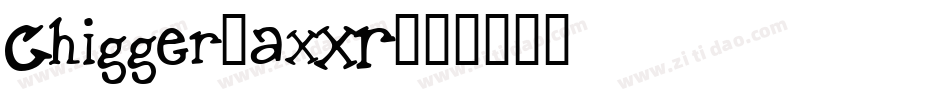 Chigger-axXR字体转换