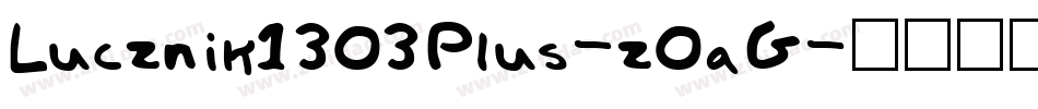 Lucznik1303Plus-z0aG字体转换
