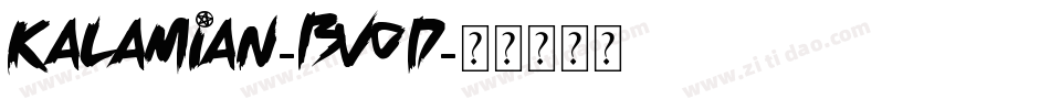 Kalamian-BV0d字体转换 Kalamian-BV0d字体转换
