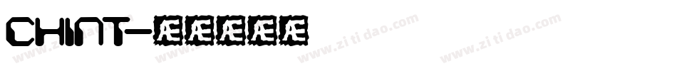 CHINT字体转换