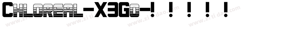 Chloreal-X3Go字体转换