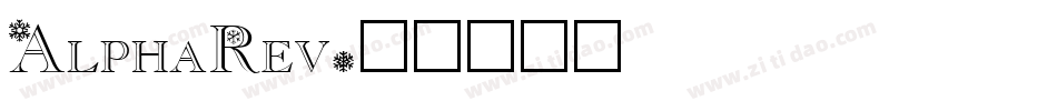 AlphaRev字体转换