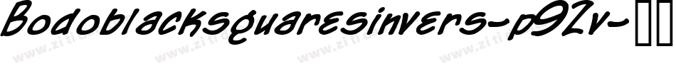 Bodoblacksquaresinvers-p9Zv字体转换 Bodoblacksquaresinvers-p9Zv字体转换