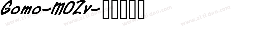 Gomo-MOZv字体转换