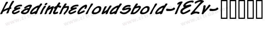 Headinthecloudsbold-1EZv字体转换